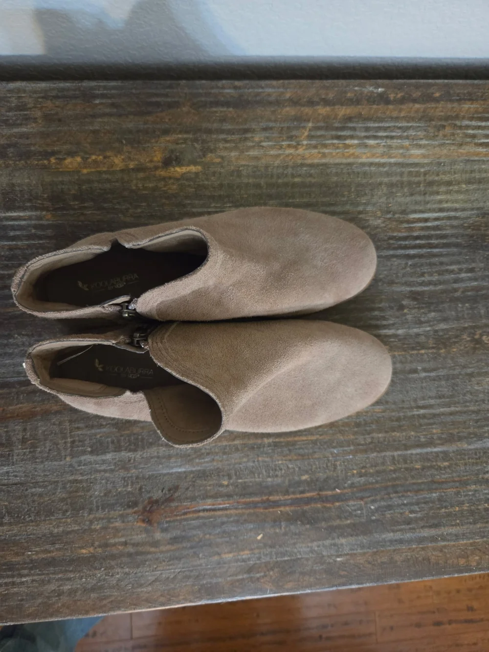 Koolaburra Taupe Suede Women’s Chukka Boots